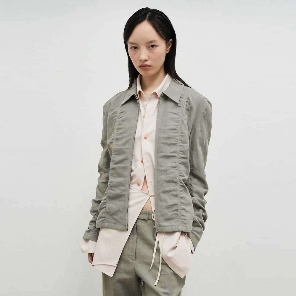 Laundry Cotton Zip Up Jacket Khaki (AG4811A01H)