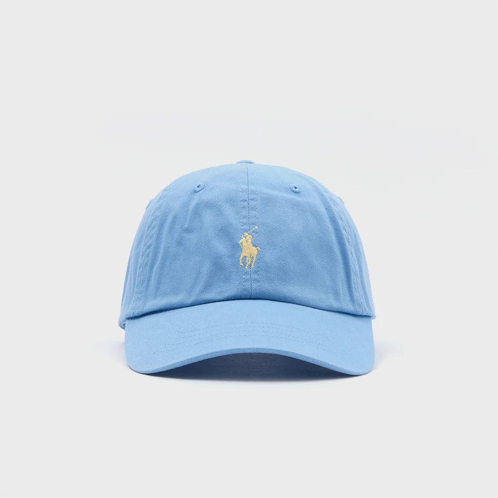 純棉 休閒卡其 BOL 帽 (MEDIUM BLUE-420)