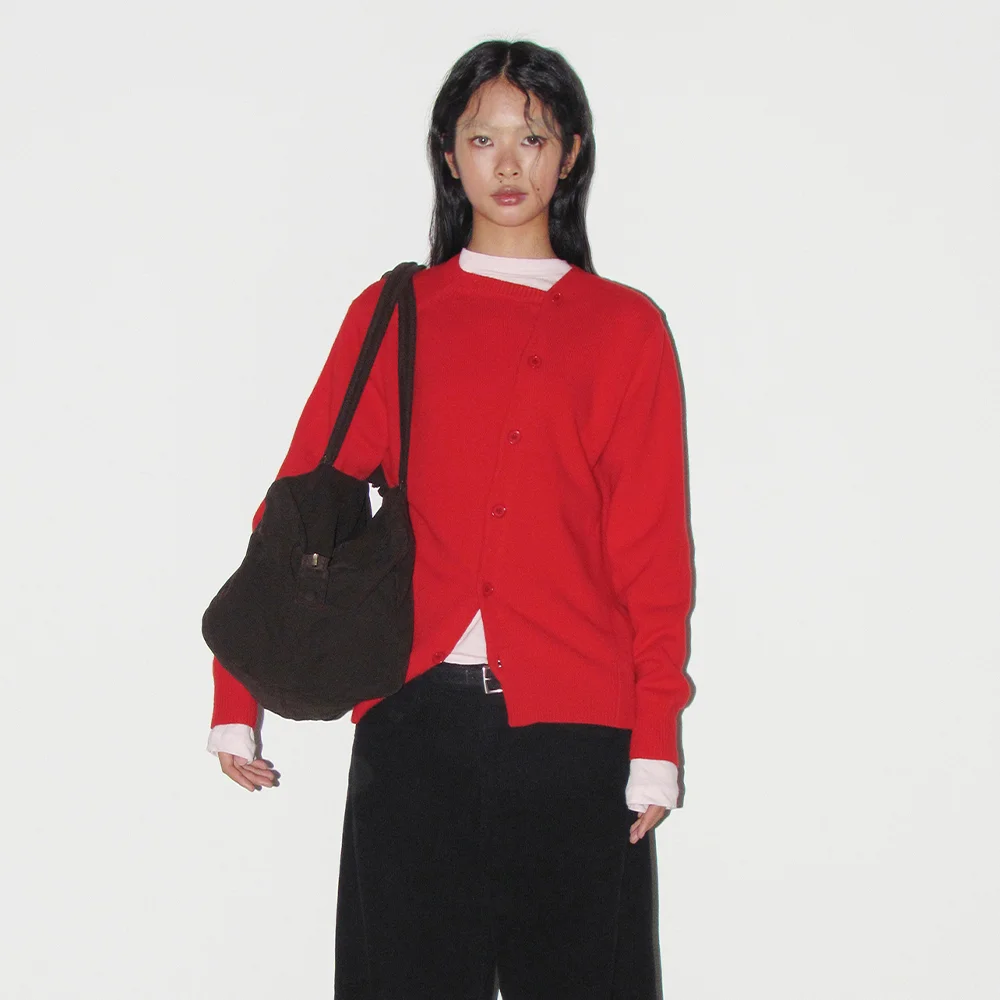 2WAY CARDIGAN RED