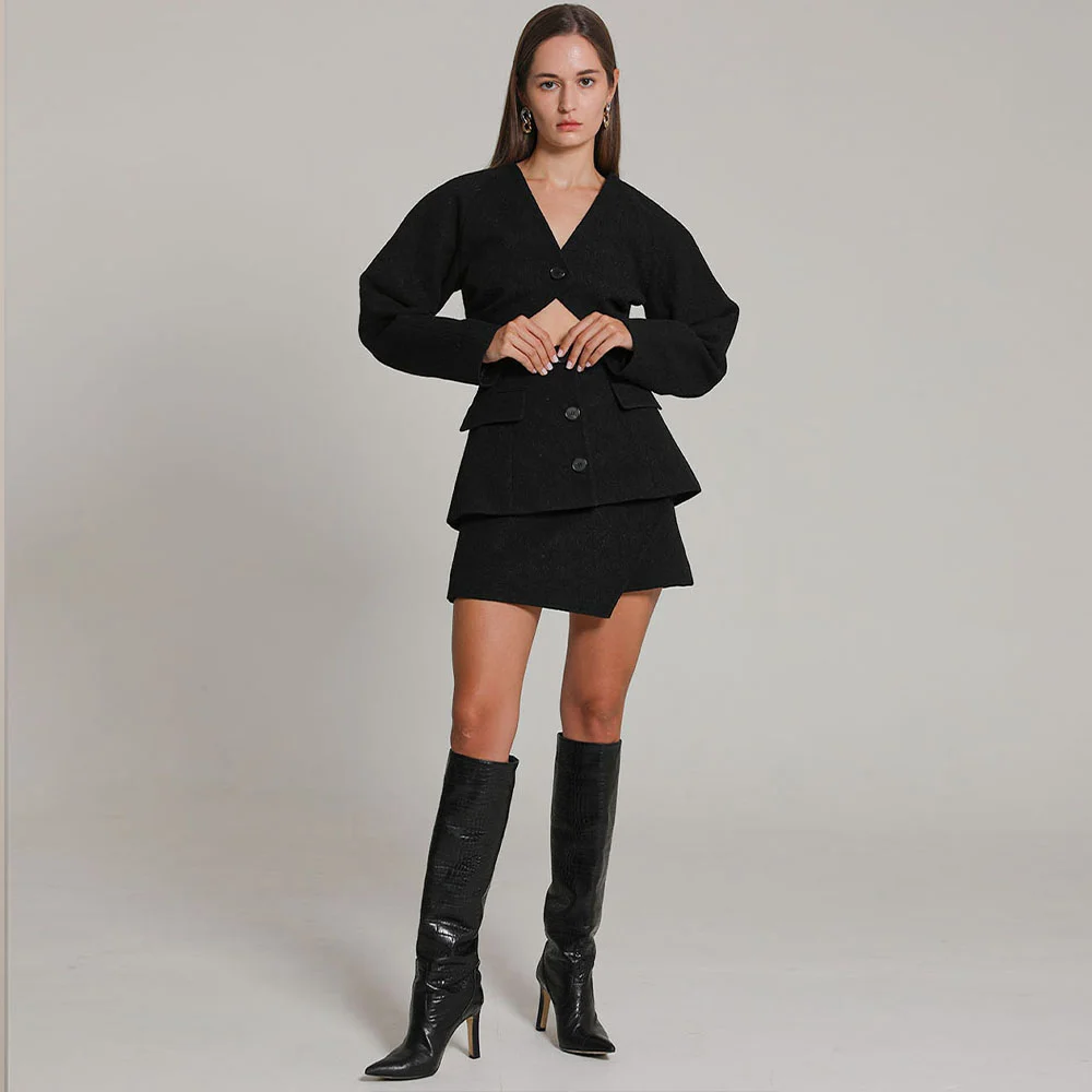 Swan Jacket _ Black