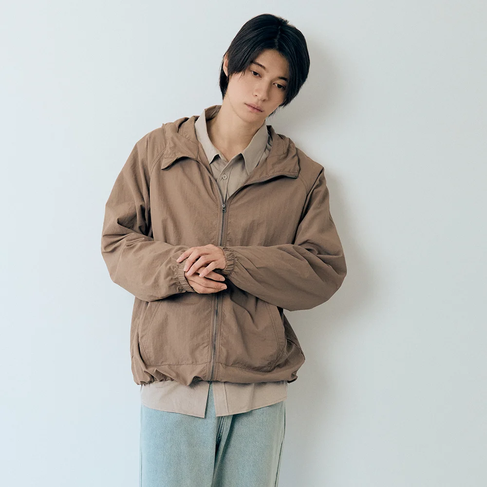 Wind Shell 連帽衫 外套 Dark Brown