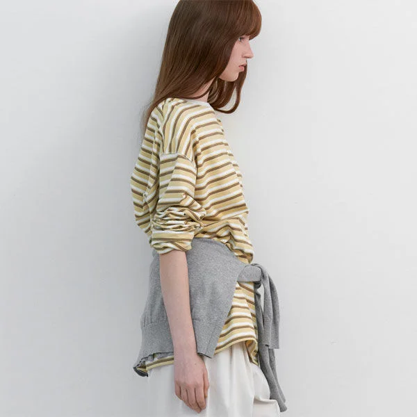 MULTI STRIPE BOXI TEE (T-7173)