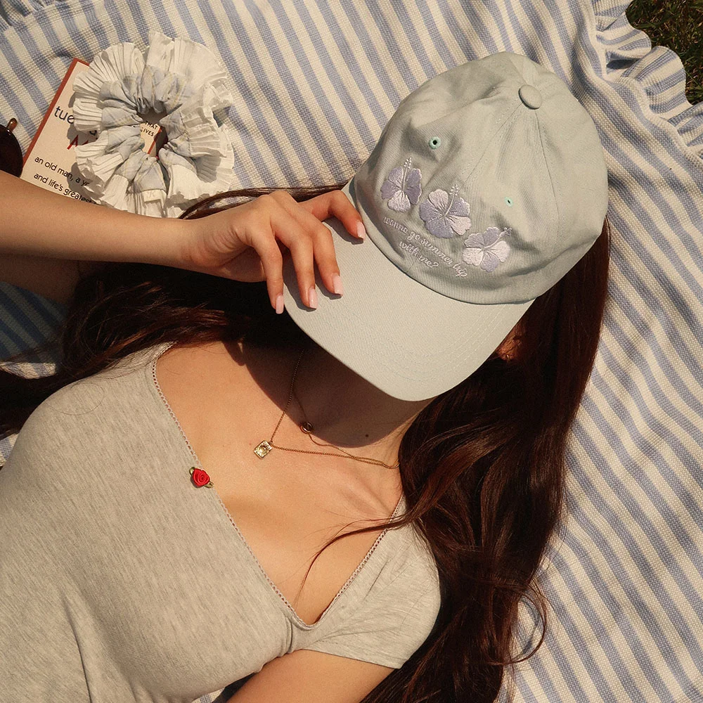 Summer Vacation Cap - Baby Blue