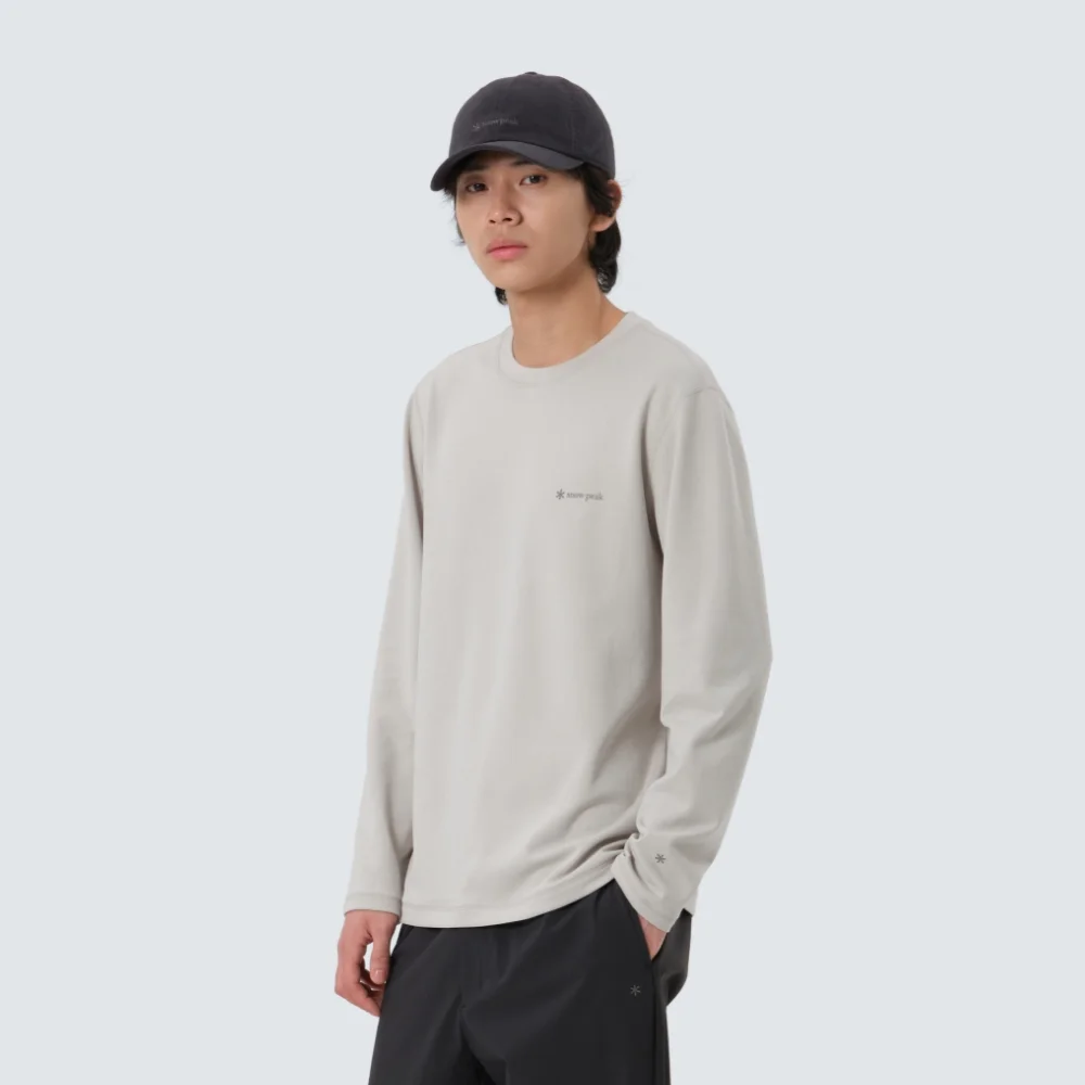 Delta Peak 速乾 長袖 T恤 Sand Beige (S25FMTTL22)