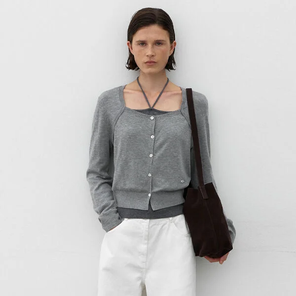 MOARE KNIT TOP&CARDIGAN SET S(CD-2211)