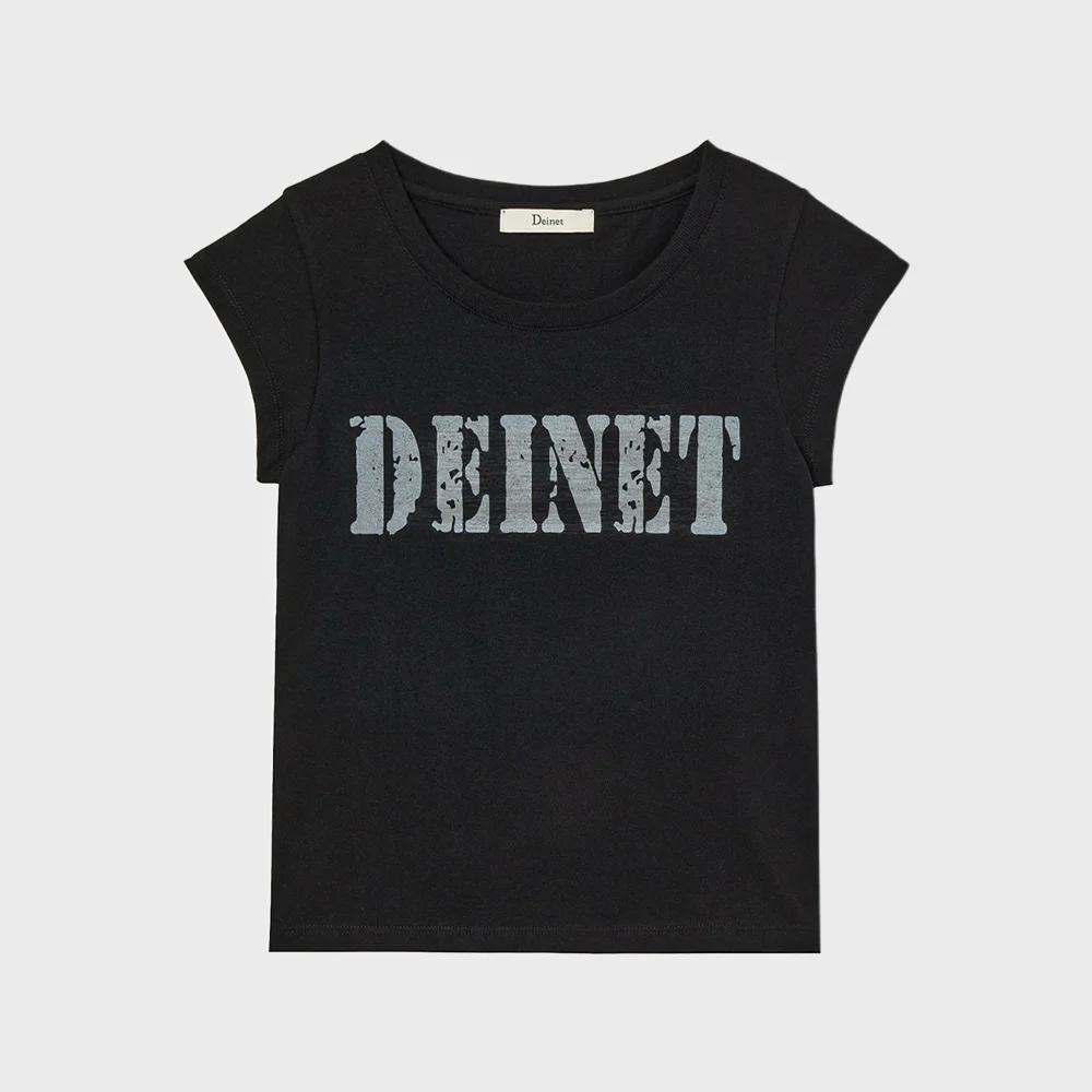 TYPO GRAPHIC2 T-SHIRT IN BLACK