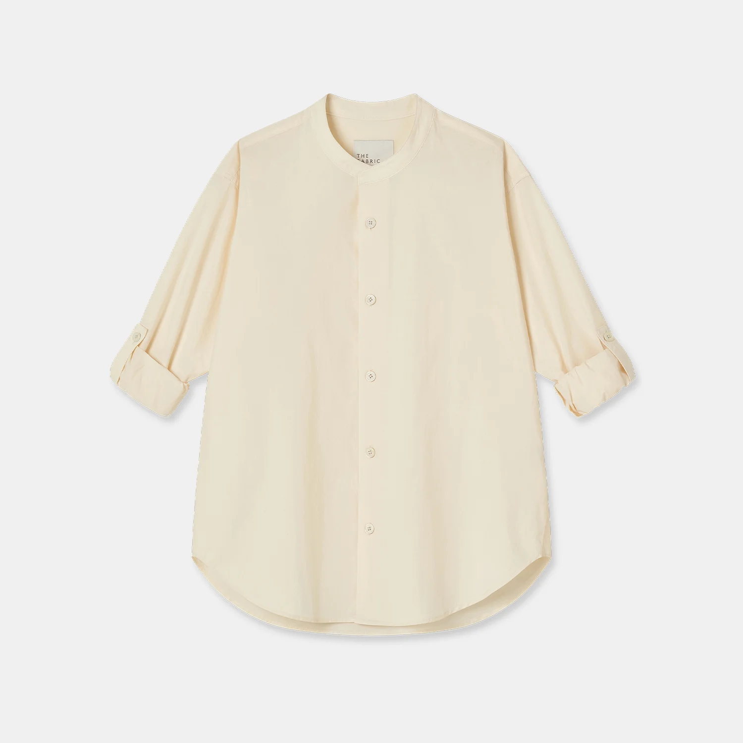 OMIZARASHI TYPEWRITER ROLL-UP SHIRTS IVORY