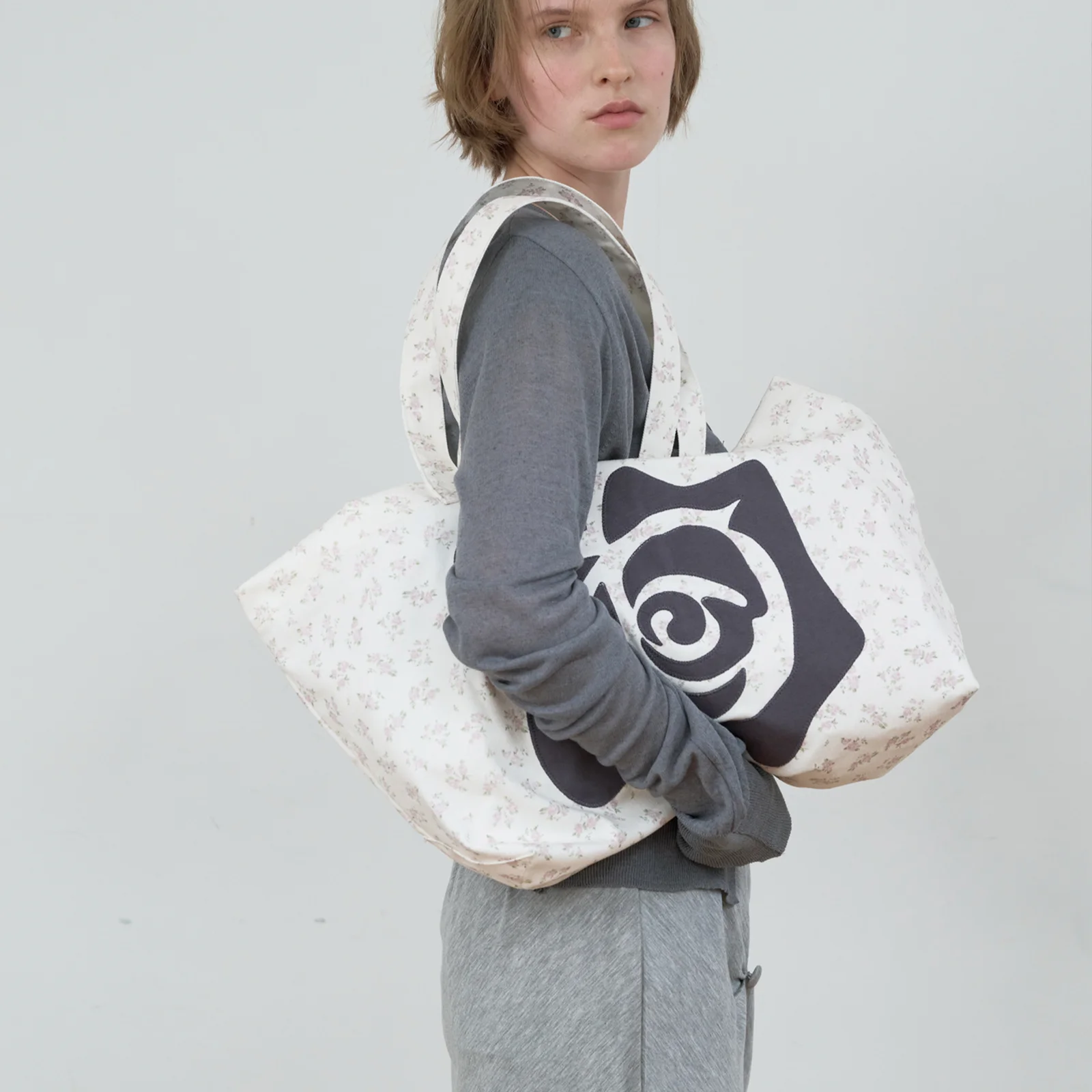 ROSE PATCH ECO BAG_LIGHT PINK