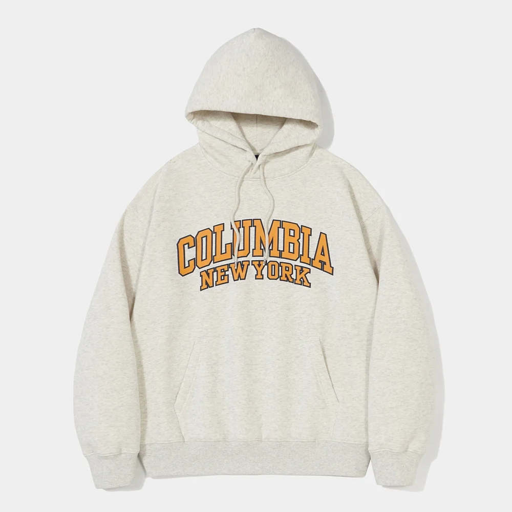 90S ARCH FLEECE HOODIE_OATMEAL