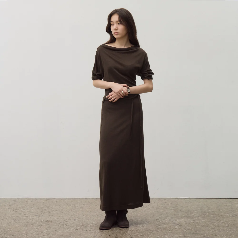 NOIR DRESS (BROWN)