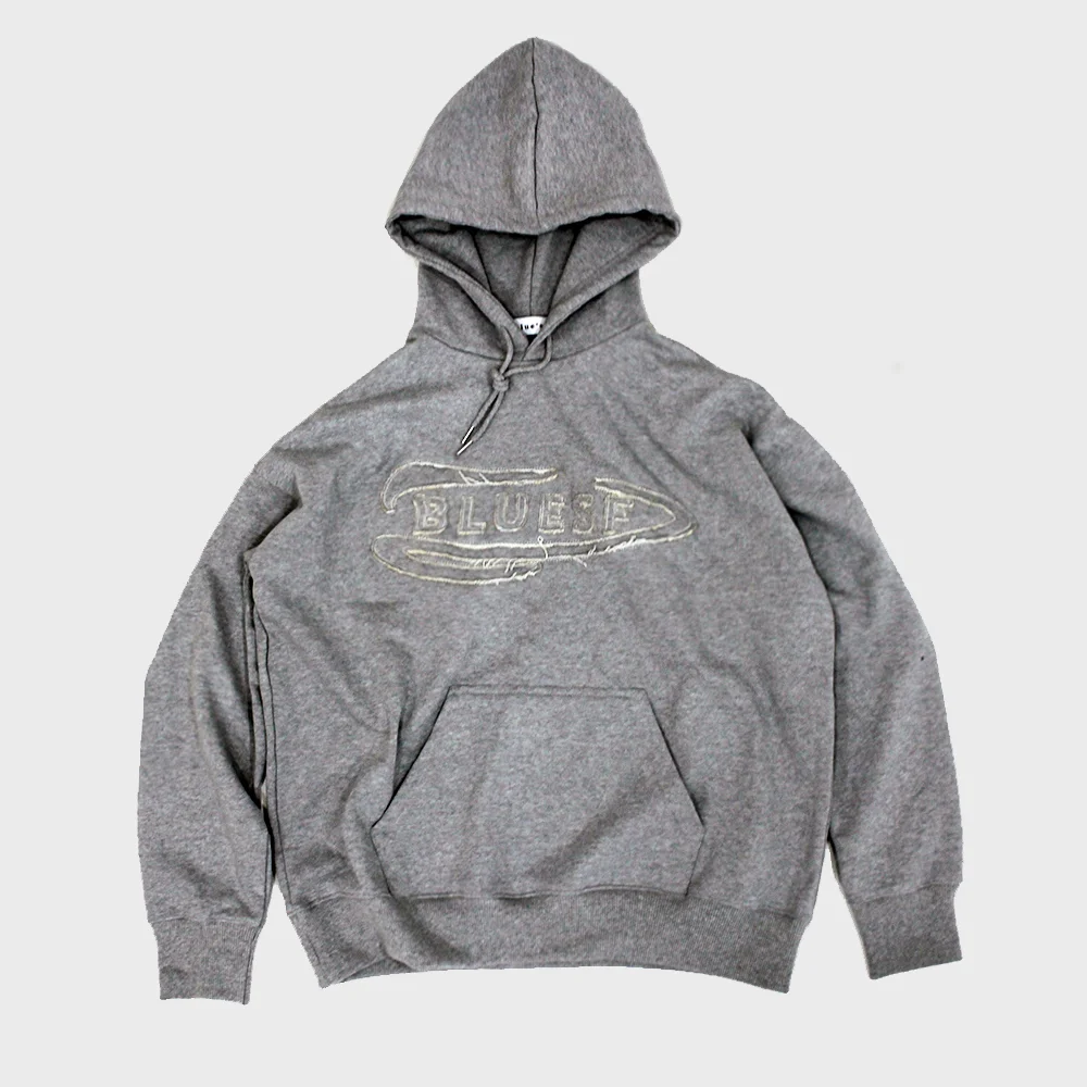 bluesf Cutting Patch Heavy Hoodie