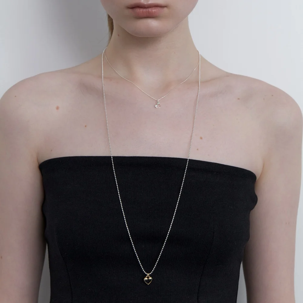 Mont Tini Ball Long Chain Necklace (L251MNK100)