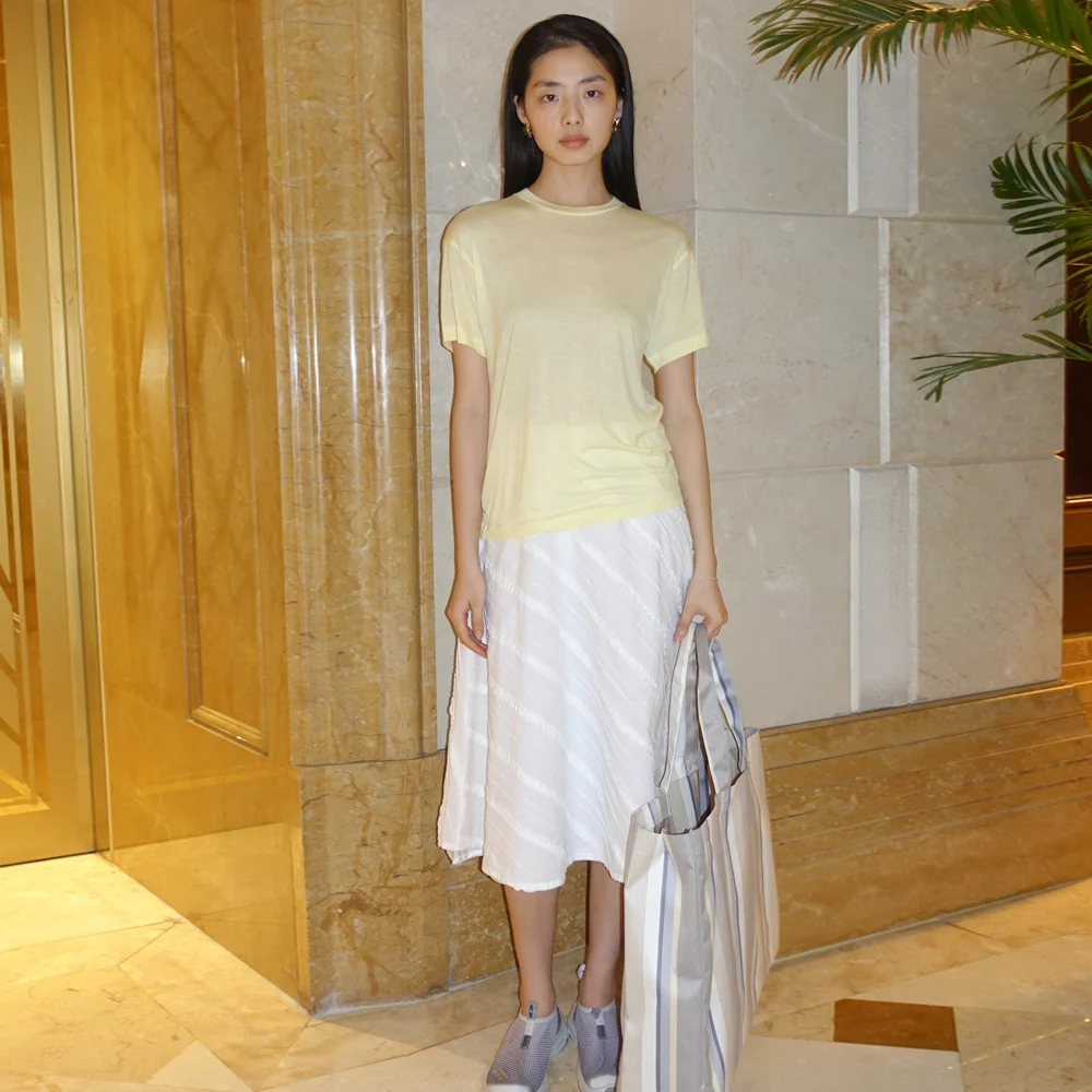 Cirrus Flared Skirt_White