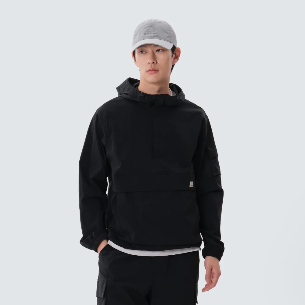 髮根 連帽衫 風褸 Black (S25MMRAN60)
