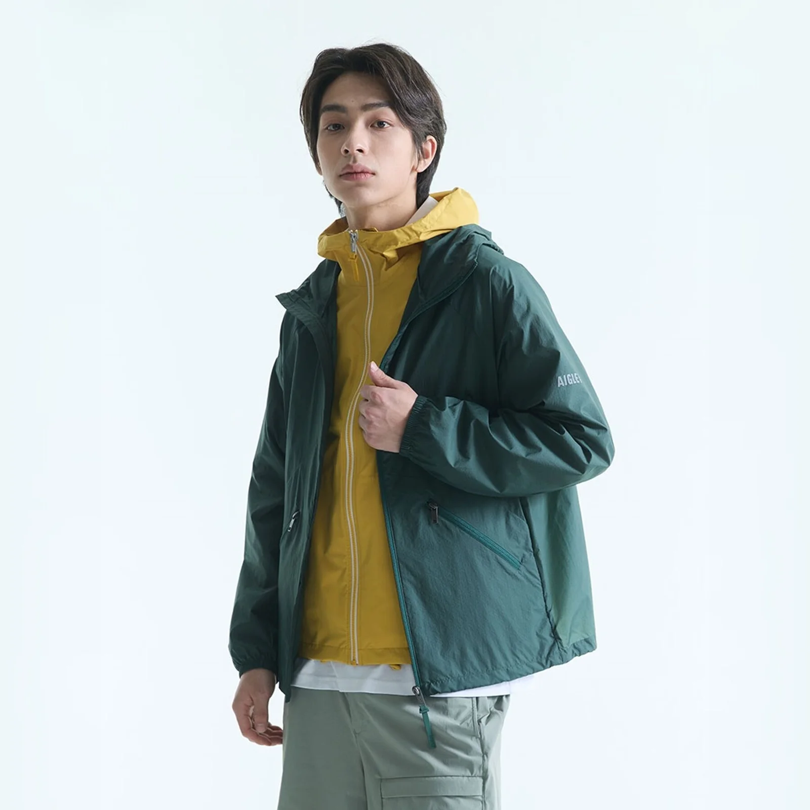 超輕量 防撕裂布 短 連帽衫 外套 AAS26MOUT013GATO