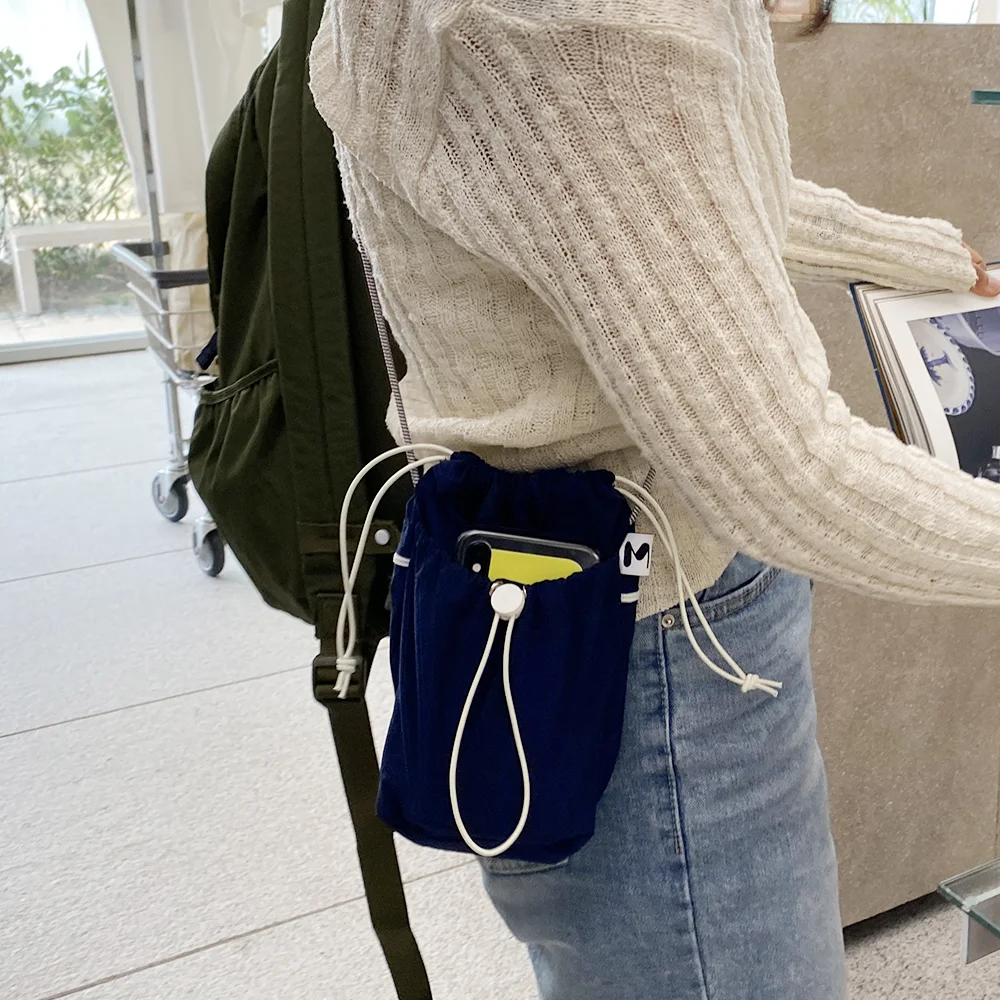 3Pockets Mini Bag Navy Three 口袋 迷你袋 斜揹袋