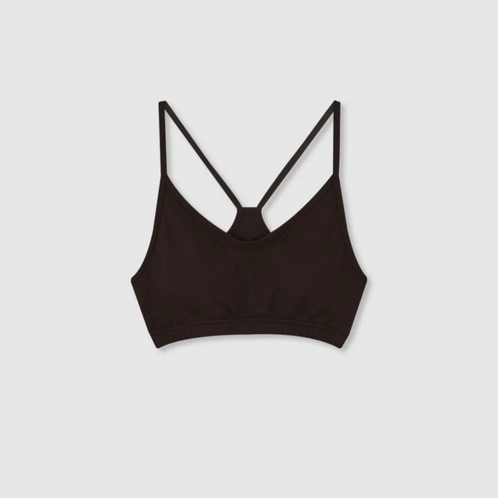Halter-neck Bra Top (deep brwon)