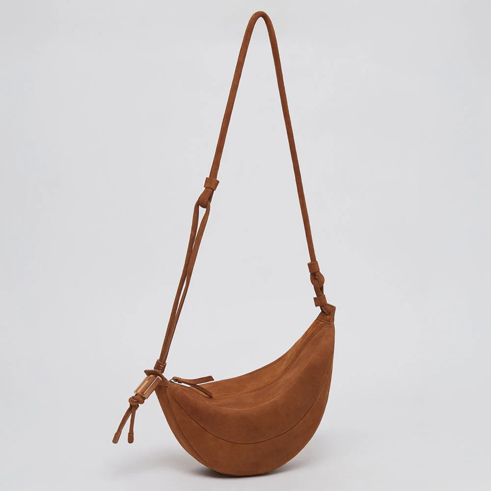 Fling bag(Suede caramel)