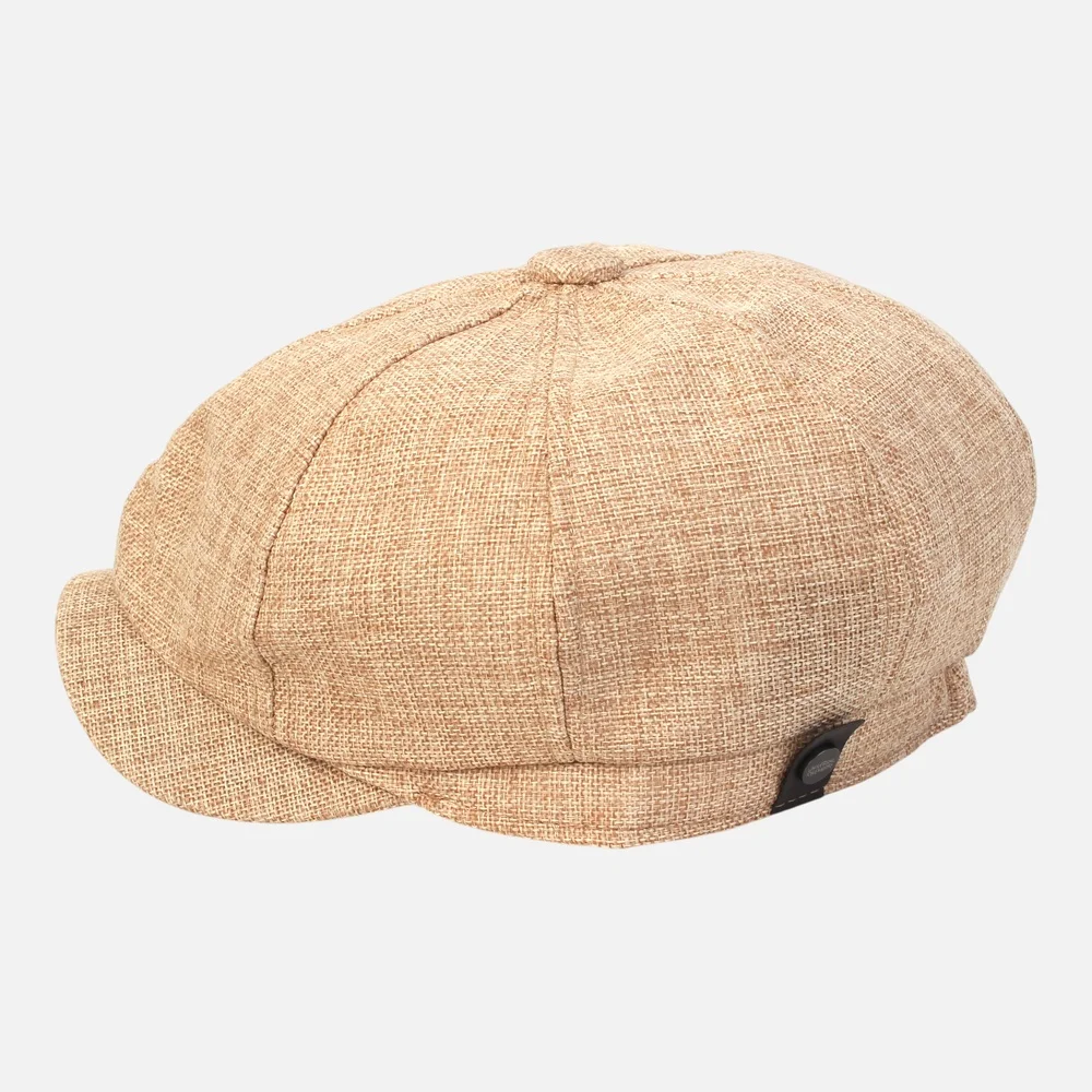 Linen Logo Beige Banding Huntingcap 獵人帽