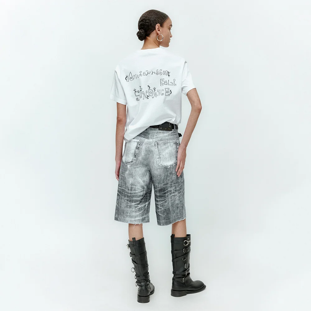 (ESSENTIAL) UNISEX SUN DANCE T-SHIRT atb1402u(WHITE)