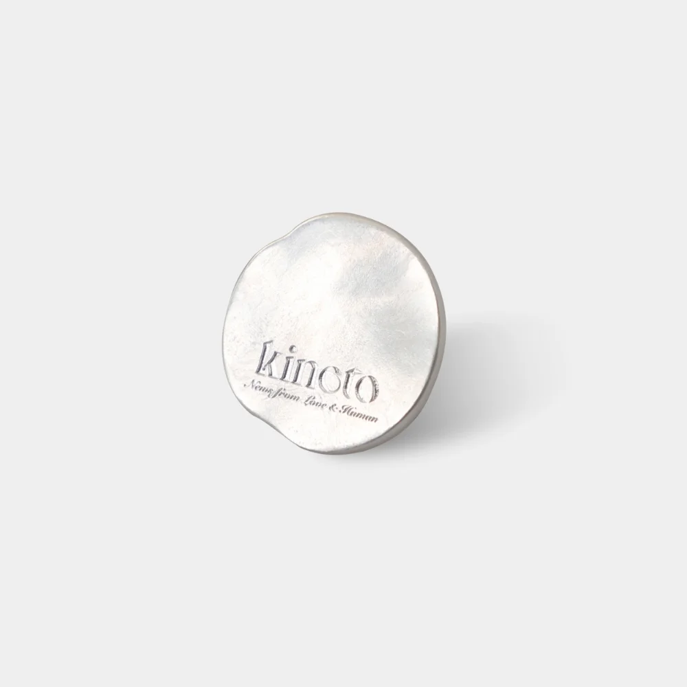 Signature Natural Logo Brooch_Silver