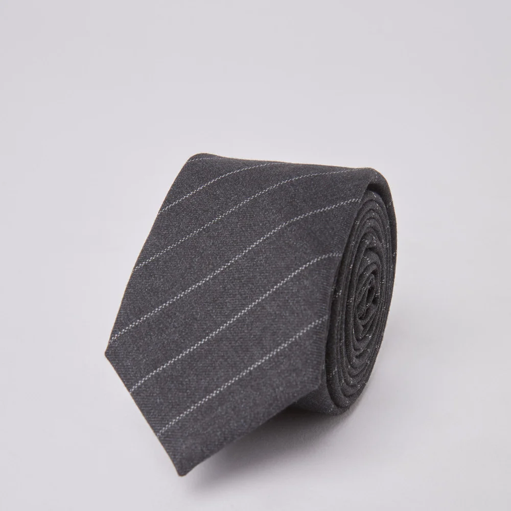 STRIPE PATTERN TIE GRAY (247)