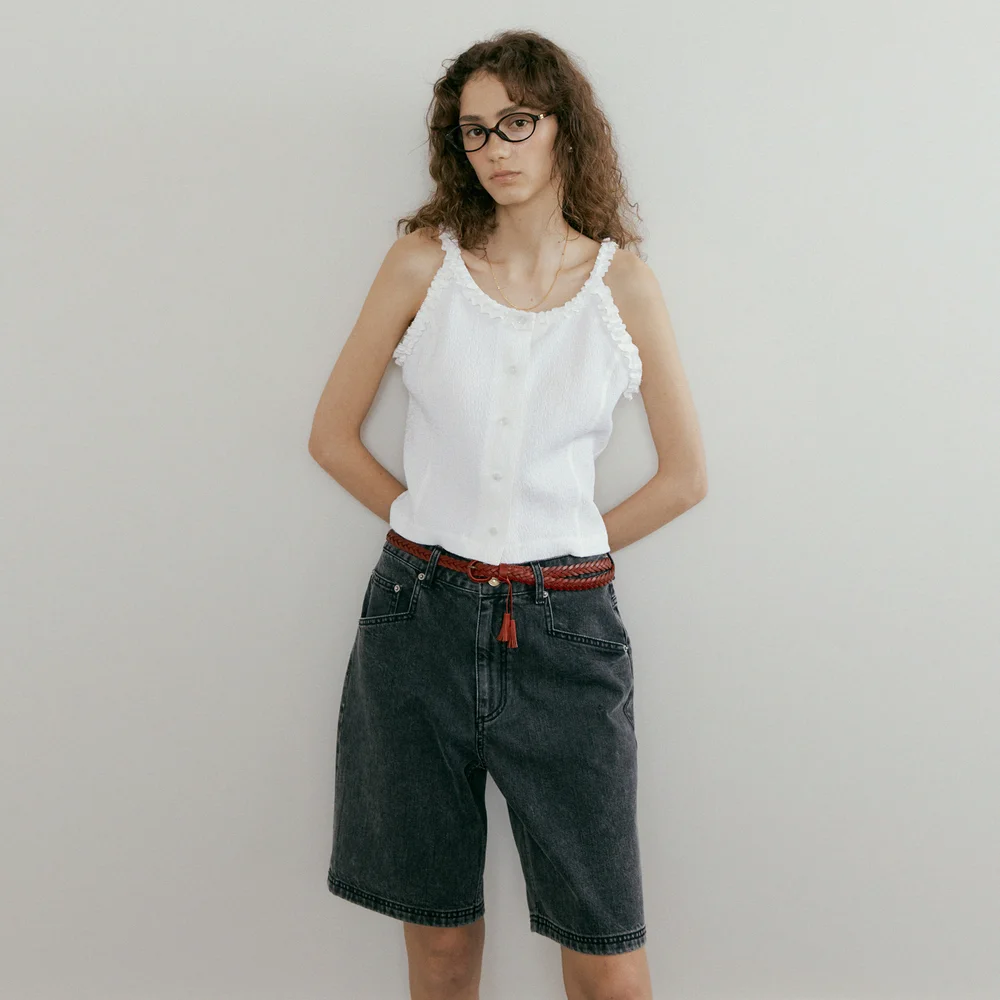 Salty denim pants Stone black