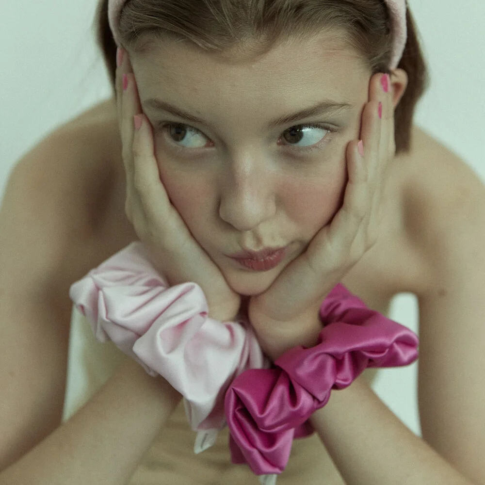 Large Satin Scrunchie