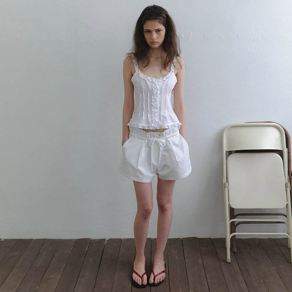 Pumkin short pants_ivory