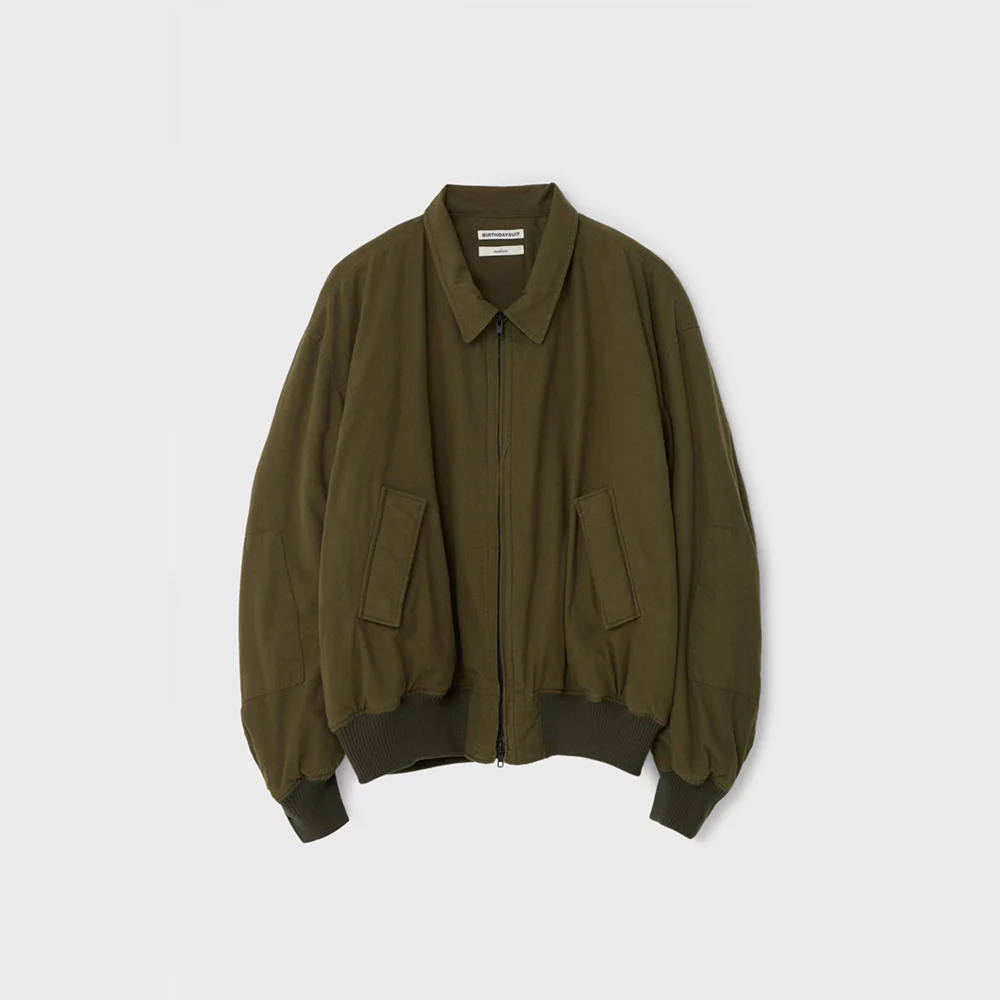 COTTON FLANNEL TANKER JACKET (OLIVE)