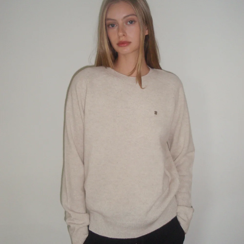 Baby Alpaca Merino Wool Sweater 米色