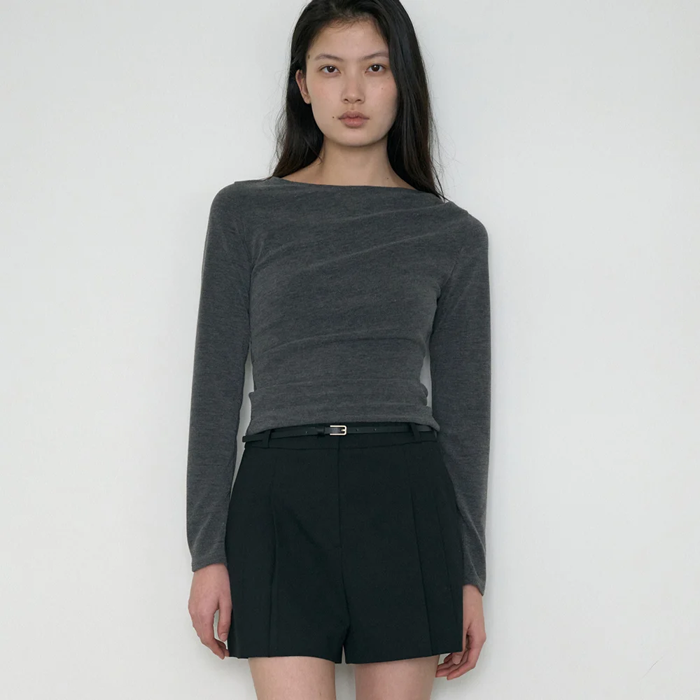 Niv Belted Shorts_Black