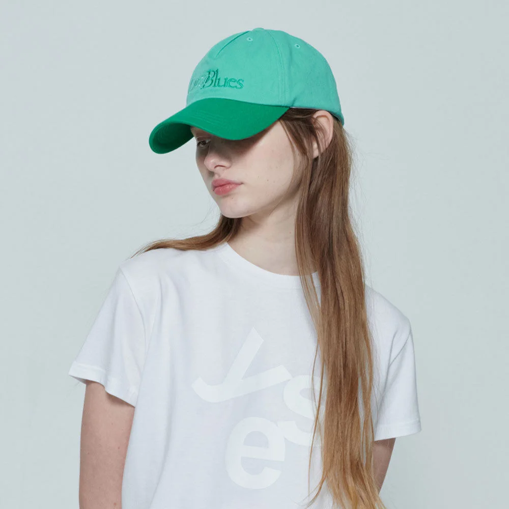 水洗 色 色塊 BOL 帽 (Green)