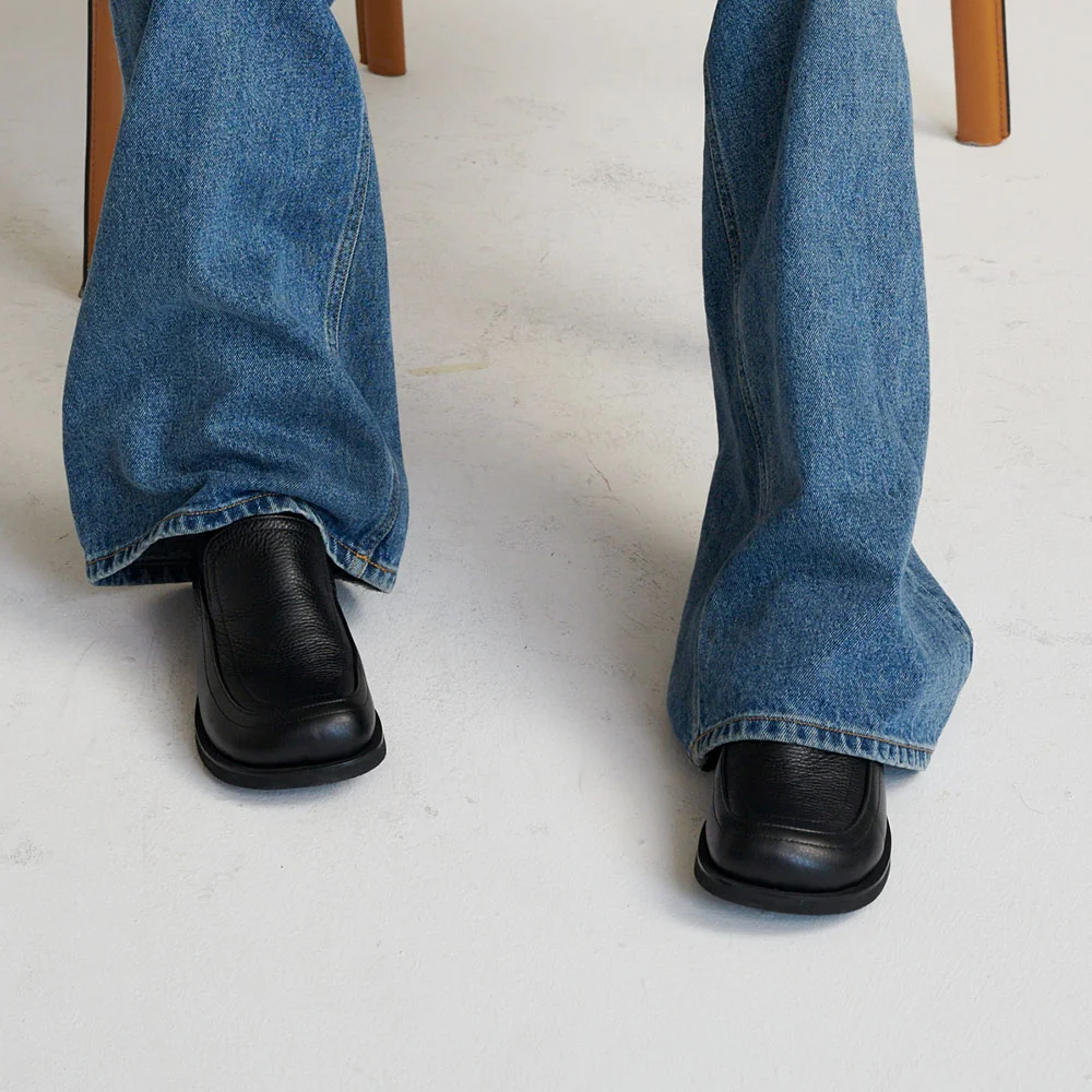 Bony soft loafer(Black)