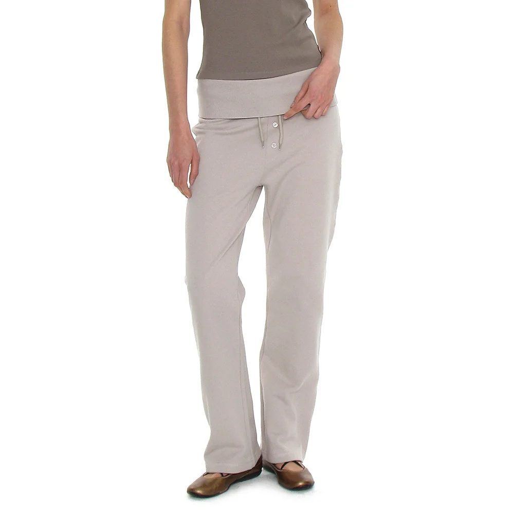 PWC COTTON TURNOVER WAIST SWEATPANTS_ECRU