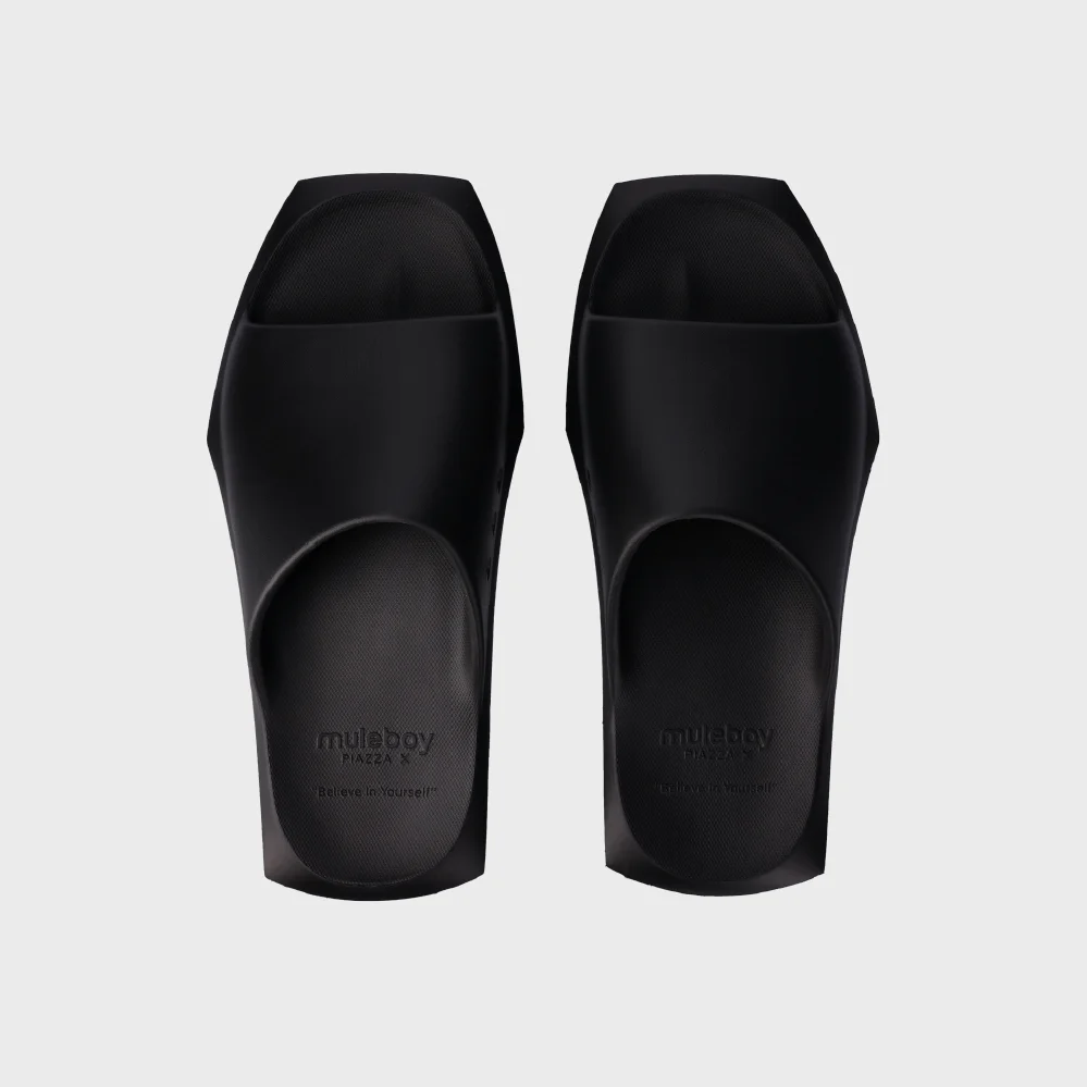 Piazza X 拖鞋 黑色(BLACK)