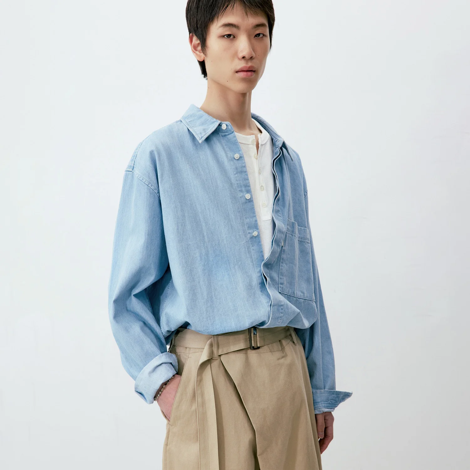Denim Shirt - Light Blue