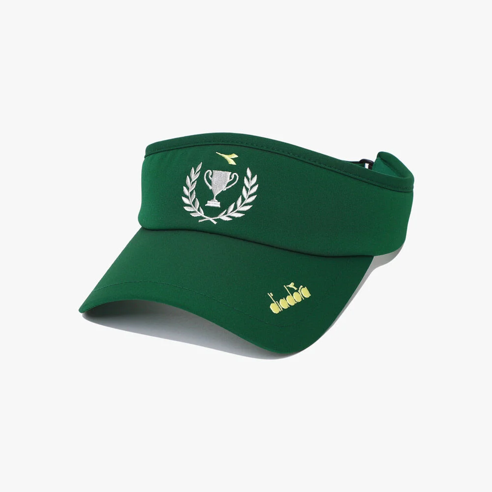 網球 圖案 遮陽帽舌 GREEN