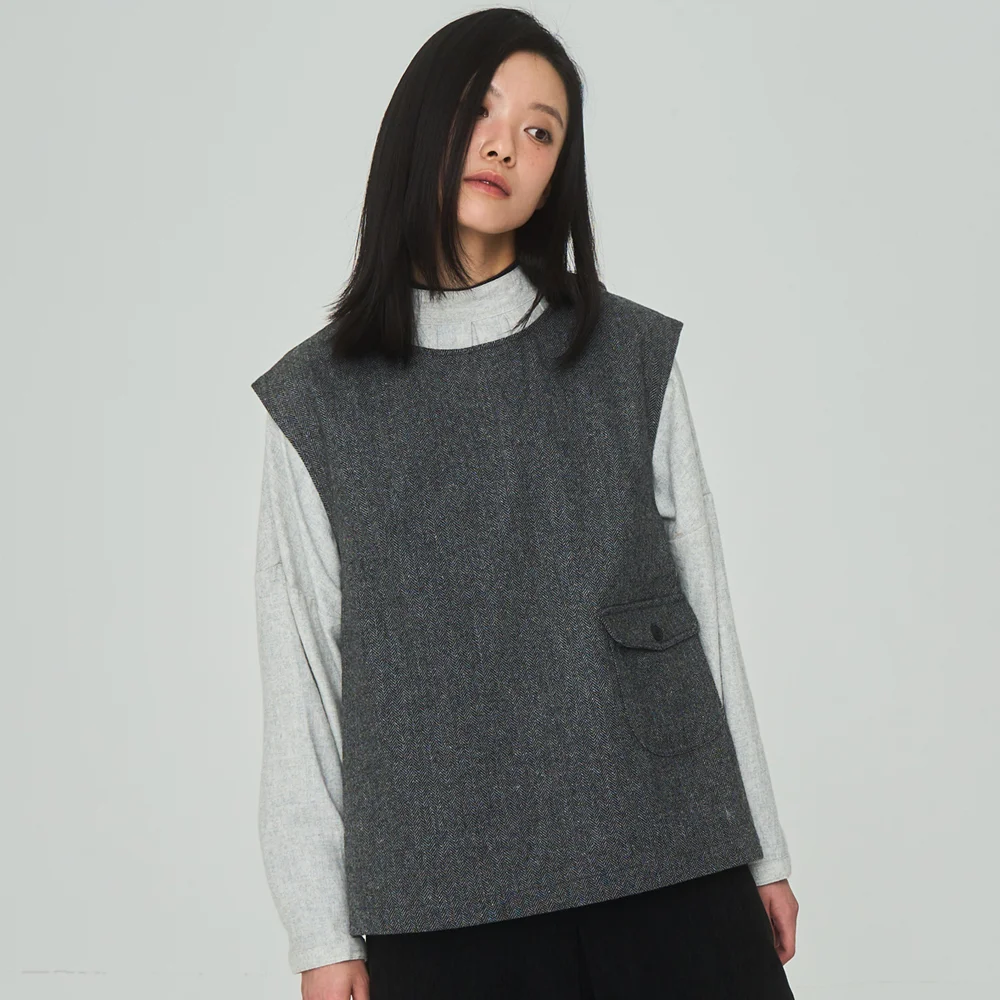 Pocket Gray Vest