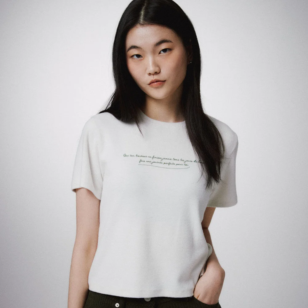 Holiday Soft T-shirts(Ivory)