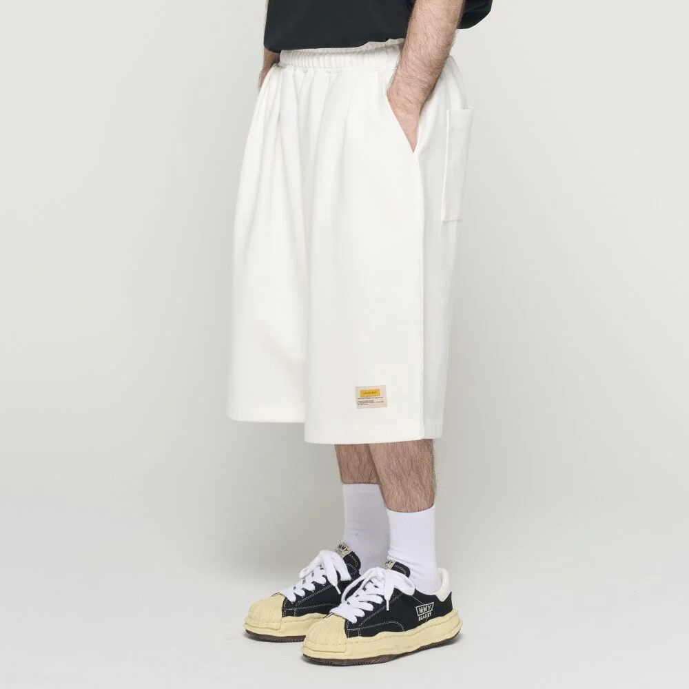 CB SWEAT BANDING HALF PANTS (WHITE)
