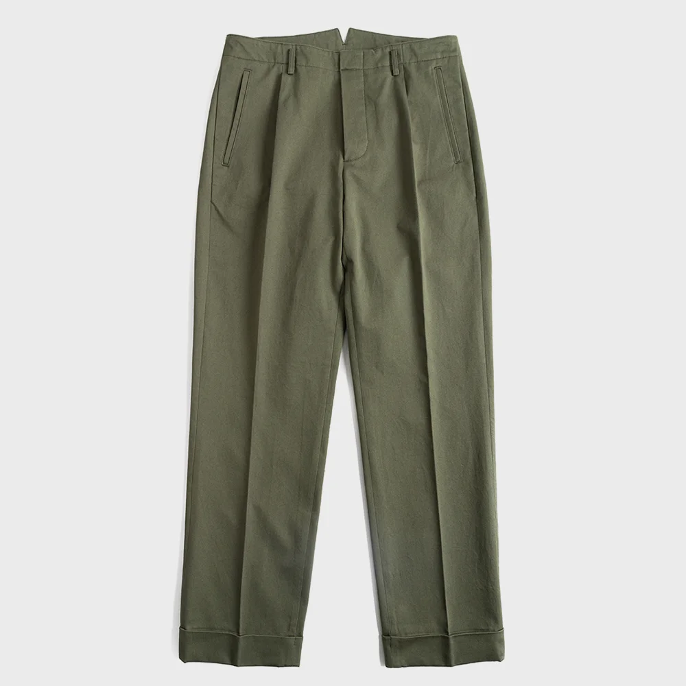 13 HOLLYWOOD TROUSERS (olive green)