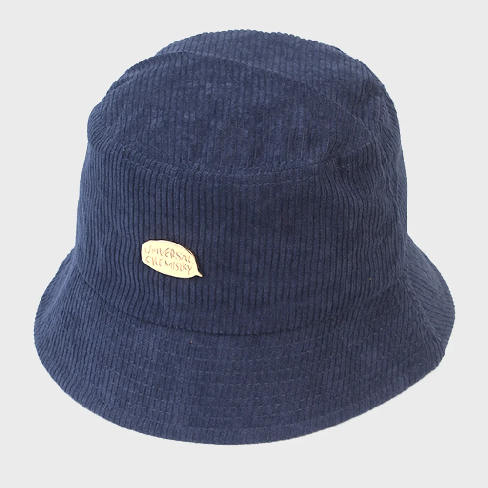 Corduroy Bubble Blue Bucket Hat 漁夫帽