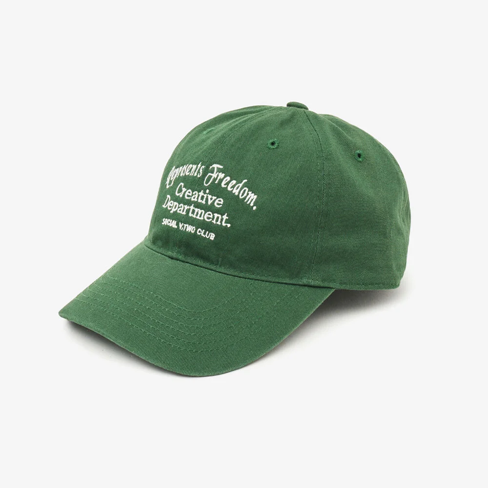 creative 純棉 棒球帽 (GREEN)