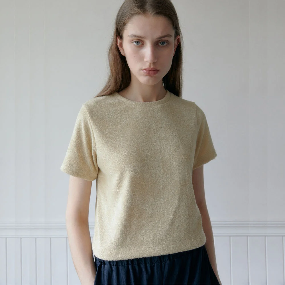 Soft Terry T-Shirts (Custard)