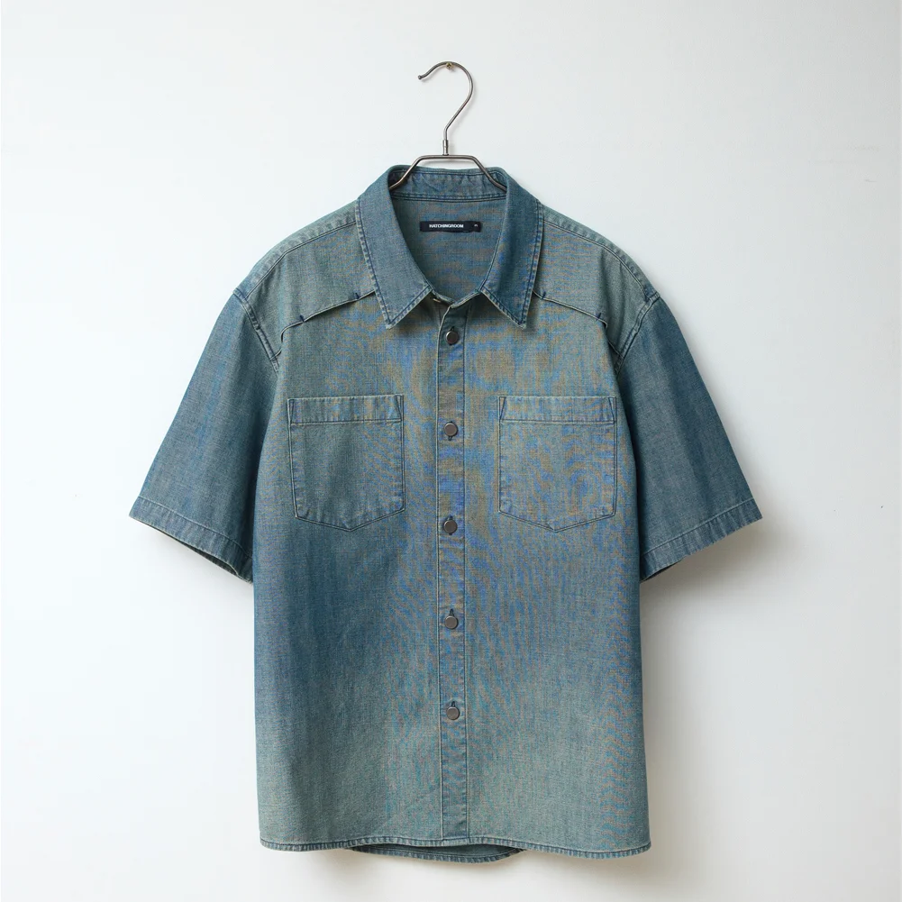 Vented Shirt Chambray Blue