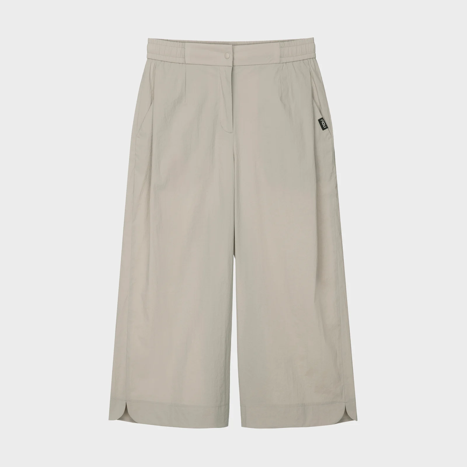 W 度假辦公 寬褲 Beige