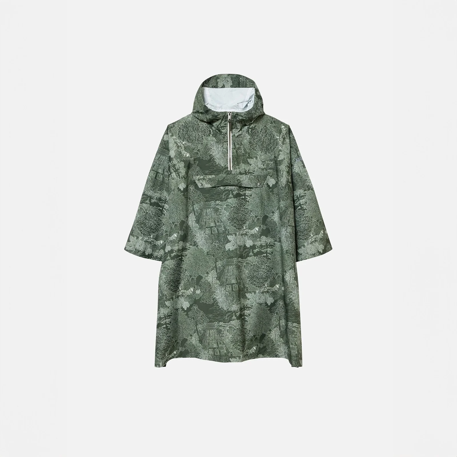 Aigle x MNHN RAINPACK 100: UNISEX 防水 可收納 斗篷外套 AIW25UOUT004APM