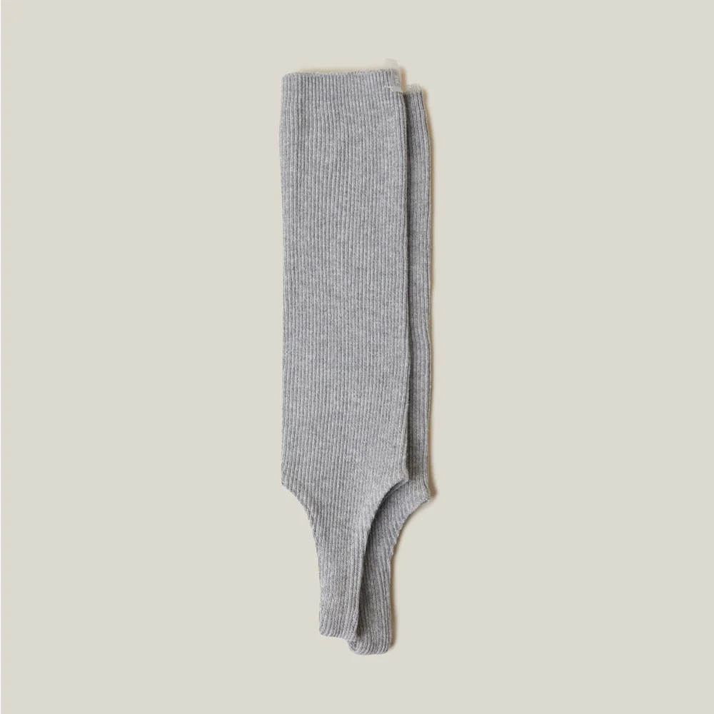 Fev Ballet leg warmers(grey)_DFLAS26008GRY
