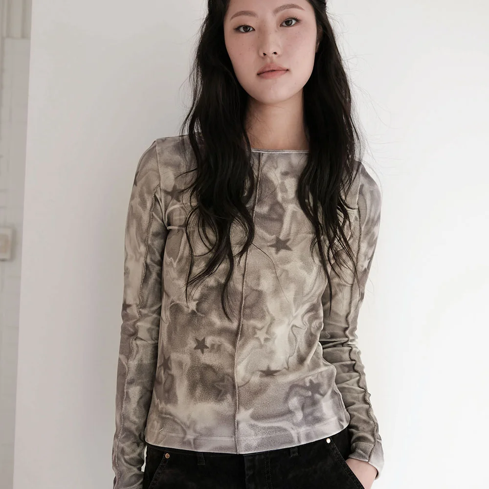 Starry warm t-shirts - Mocha